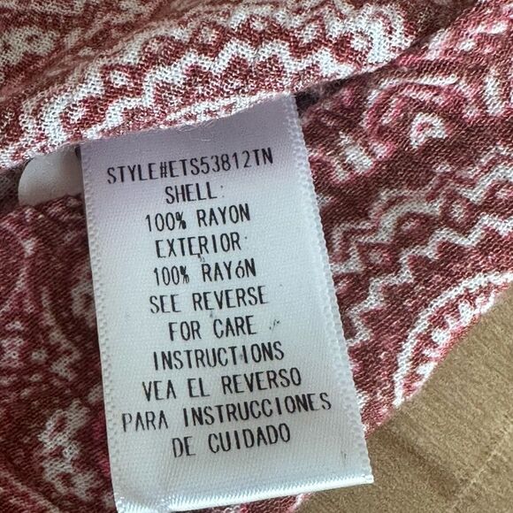 altar'd State Off The Shoulder Flowy Short Sleeve Dusty Rose Top Size Small - Picture 7 of 8